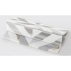 Andova Tiles SAMPLE Livmor Marble Chevron Mosaic Tile SAM-ANDLIV179